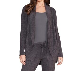 Barefoot dreams cozy chic lite cardigan - women’s small carbon